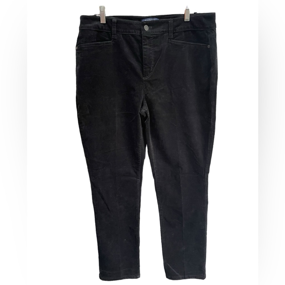 Talbots Black Simply Flattering 5 pocket‎ Corduroy Pants